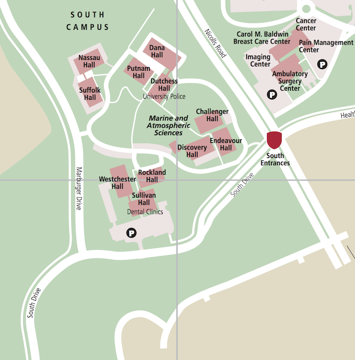 Stony Brook University Campus Map - Map